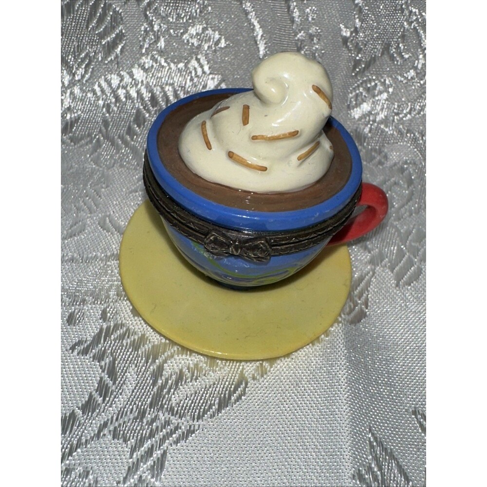 PORCELAIN HOT CHOCOLATE MUG TRINKET BOX Midwest Of Cannon Falls